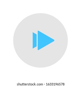 next arrow flat vector icon - ui icon vector