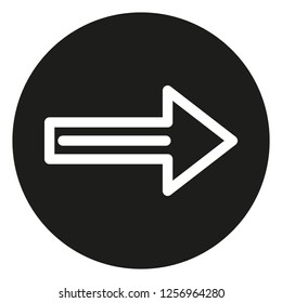 next arrow icon with black circle background,modern and luxury
