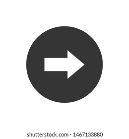 Next Arrow Icon Button Vector