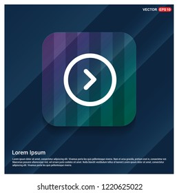 Next arrow icon - Free vector icon