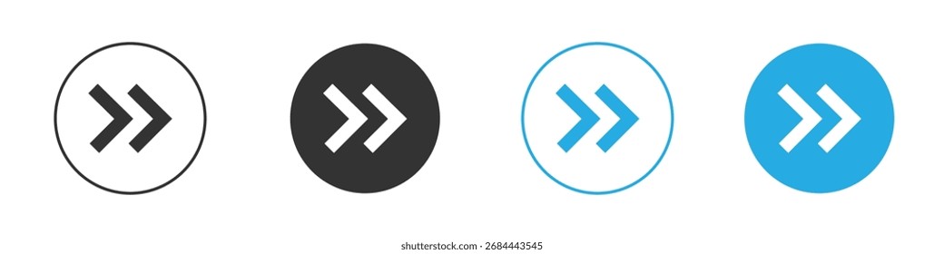 Next arrow icon. Graphic icon design template