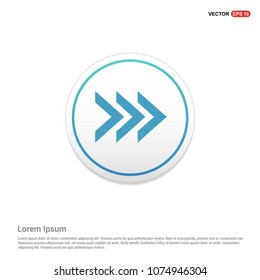 Next Arrow Icon Hexa White Background icon template