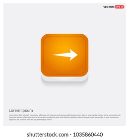 Next Arrow Icon Orange Abstract Web Button