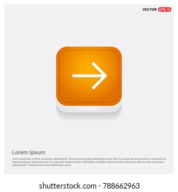 Next Arrow Icon Orange Abstract Web Button