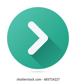 next arrow icon vector flat style, for navigation arrow, to right arrow