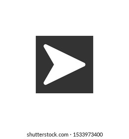 Next Arrow Icon vector sign isolated for graphic and web design. Next Arrows symbol template color editable on white background.