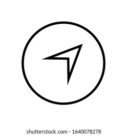 next arrow line art vector icon - ui icon vector 