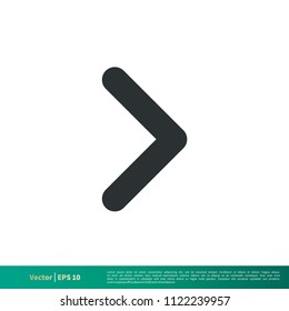 Next Arrow - UI Icon Vector Logo Template Illustration Design. Vector EPS 10.