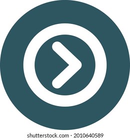 Next arrow Vector icon that can easily modify or edit

