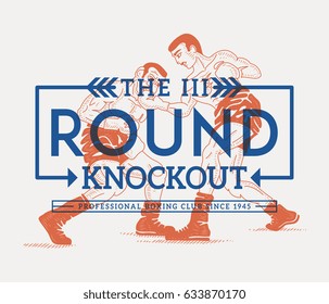 The next boxing round knockout concept