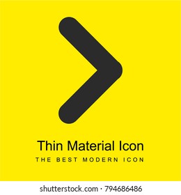 Next bright yellow material minimal icon or logo design