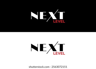 next business logo design. next level logo design for your business company.