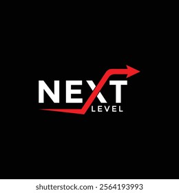  next business logo design, next-level logo design template, logo design, next level icon, Level up, logotype, icon design