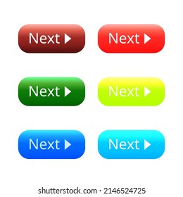 Next button icon. Suitable for web design, banner, and etc.