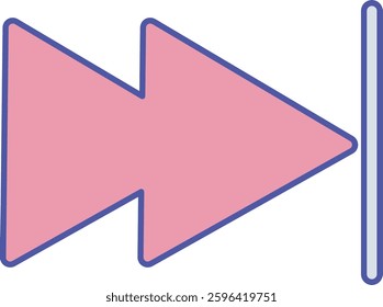 Next button  illustration with isolated background 