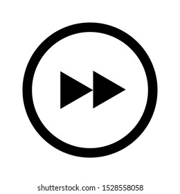 next button media menu, next icon vector, in trendy flat style isolated on white background. next icon image, next icon illustration