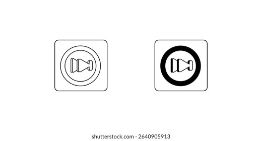 next button set icon with white background vector stock illustration