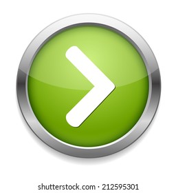 next  circle glossy web icon on white background