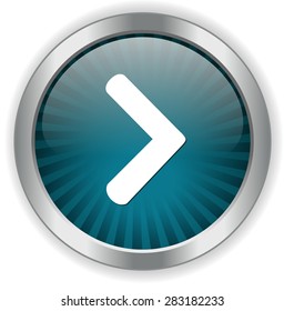 next  circle glossy web icon on white background