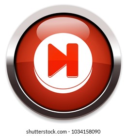 next control button flat icon