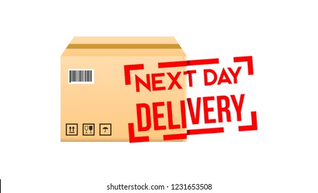 next day delivery stamp package