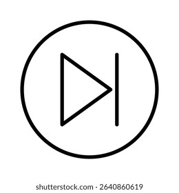 Next flat icon vector set, linear outline icon, minimal vector illustration for interface design