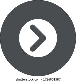Next / Forward / Arrow Rounded Vector Icon