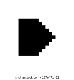 next, forward, back, reverse, previous, player and arrow icon. Perfect for application, web, logo, game and presentation template. icon design pixel art and solid style