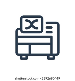 Next Gen DNA Sequencer Technology Vector Icon Illustration