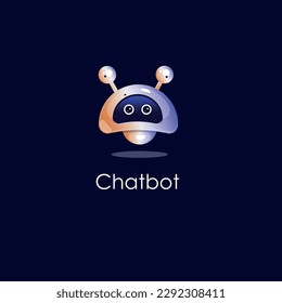 Next generation AI logos vector illustrations and chat bots.