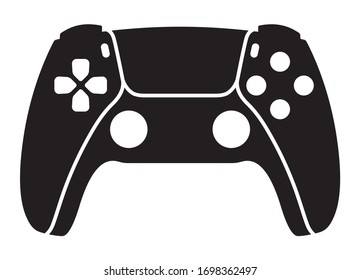 Next generation game controller or gamepad flat vector icon for gaming apps and websites svg
