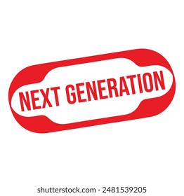 Diseño de sello de goma de última generación. ILUSTRACIÓN VECTORIAL.