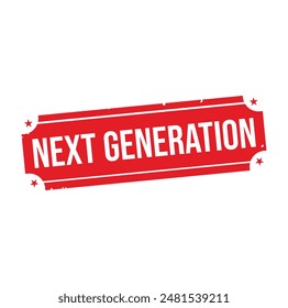 Diseño de sello de goma de última generación. ILUSTRACIÓN VECTORIAL.