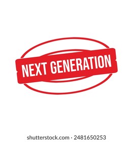 Diseño de sello de goma de última generación. ILUSTRACIÓN VECTORIAL.