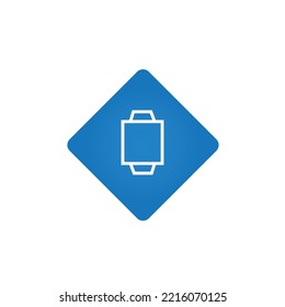 Next generation smart watch icon. Vector illustration.