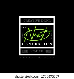T-Shirt-Template-Druck der nächsten Generation