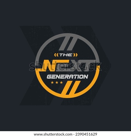 next generation typography t-shirt and apparel design.
