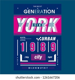 the next generation urban typography vector t shirt design