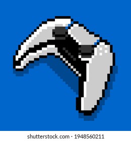 Controlador de consola de videojuegos de última generación de 8 bits estilo de arte de píxeles