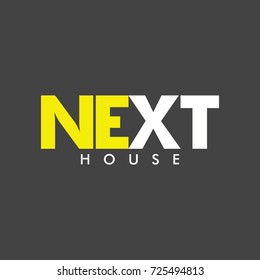 Next House Logo Vector Template Design