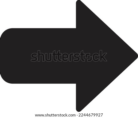 Next icon. Black arrow icon. Next button.