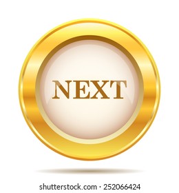 Next icon. Internet button on white background. EPS10 vector. 