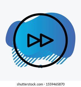 next icon isolated on background
