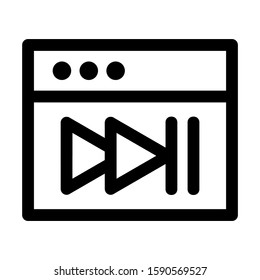 next icon isolated sign symbol vector illustration - high quality black style vector icons
