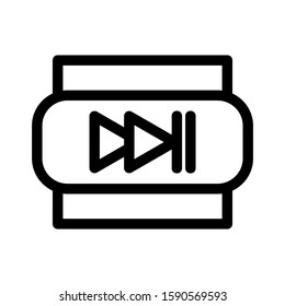 next icon isolated sign symbol vector illustration - high quality black style vector icons
