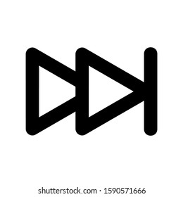next icon isolated sign symbol vector illustration - high quality black style vector icons
