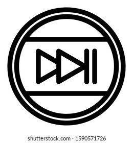 next icon isolated sign symbol vector illustration - high quality black style vector icons
