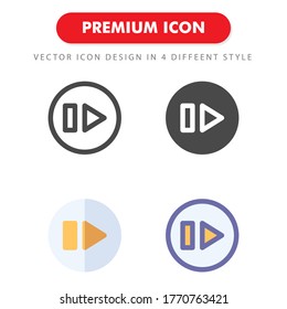siguiente paquete de iconos aislado en fondo blanco. para el diseño de su sitio web, logotipo, aplicación, interfaz de usuario. Ilustración gráfica vectorial y trazo editable. EPS 10.