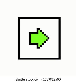 Next Icon Pixel Art Stock Vector (Royalty Free) 1339962500 | Shutterstock