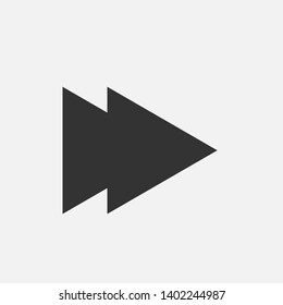 Next Icon. Play, Right Arrow or Direction Illustration As A Simple Vector, Trendy Sign & Symbol for Design and Websites, Presentation or Application. 